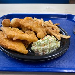 Fish and chicken combo. Fish and chicken combo.
