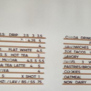 Blueprint Coffee Project - The menu offered. - Coffee & Tea Near Me - Sacramento, California Blueprint Coffee Project - The menu offered. - Coffee & Tea Near Me - Sacramento, California