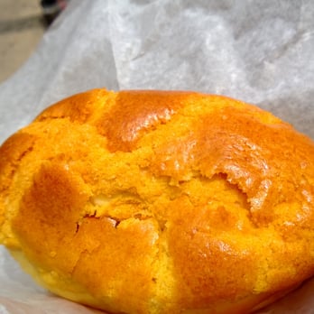 KC's Pastries - Pineapple Bun w/ Coconut Filling ($0.90) - Bakeries Near Me - Philadelphia, Pennsylvania