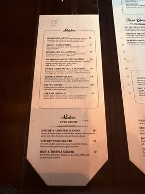 Menu photo 1 The Highwood Weehawken, NJ Menu photo 1 The Highwood Weehawken, NJ