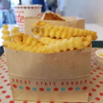 Great State Burger - My fries! - Burgers Near Me - Seattle, Washington