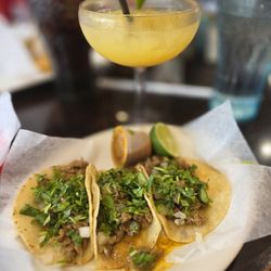 Pepe’s Mexican Grill - $1.50 Carne Asada Tacos and Patron Margarita