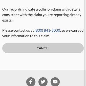 GEICO Corporate Office - I tried to complete my claim online. This was my response, so I called the number. Terrible customer service. - Auto Insurance Near Me - Chevy Chase, Maryland GEICO Corporate Office - I tried to complete my claim online. This was my response, so I called the number. Terrible customer service. - Auto Insurance Near Me - Chevy Chase, Maryland