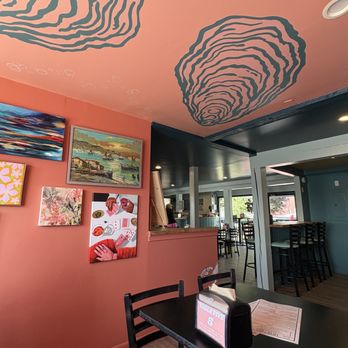OystHERS Raw Bar & Bubbly - Back Corner Seating. - Live/Raw Food Near Me - Bath, Maine OystHERS Raw Bar & Bubbly - Back Corner Seating. - Live/Raw Food Near Me - Bath, Maine