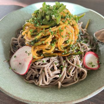 Danbi - perilla cold noodles - cucumber, gim, radish - Korean Near Me - Los Angeles, California Danbi - perilla cold noodles - cucumber, gim, radish - Korean Near Me - Los Angeles, California