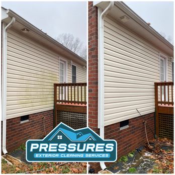 Pressures Exterior Cleaning Services - Vinyl siding soft wash - Gutter Services Near Me - New Kent, Virginia Pressures Exterior Cleaning Services - Vinyl siding soft wash - Gutter Services Near Me - New Kent, Virginia