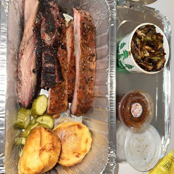 Wild Fig BBQ - Two Meat One Side Combo - SO TASTY Brisket Spare Ribs Brussels Sprouts Corn Muffins (pair) Sweet BBQ sauce - Barbeque Near Me - Las Vegas, Nevada Wild Fig BBQ - Two Meat One Side Combo - SO TASTY Brisket Spare Ribs Brussels Sprouts Corn Muffins (pair) Sweet BBQ sauce - Barbeque Near Me - Las Vegas, Nevada