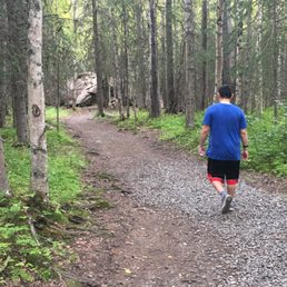 Heading toward a large rock!