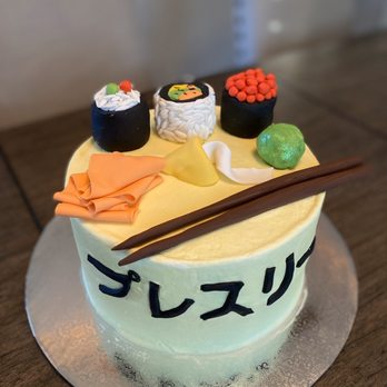 Jenny's Bakery Too! - a sushi cake - Bakeries Near Me - Friendswood, Texas