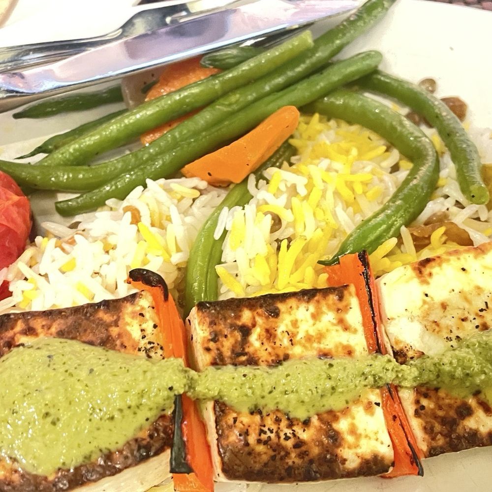 Faz Restaurants & Catering - San Jose - Paneer Kabab with Spicy Herb Olive Oil - Mediterranean Near Me - San Jose, California Faz Restaurants & Catering - San Jose - Paneer Kabab with Spicy Herb Olive Oil - Mediterranean Near Me - San Jose, California