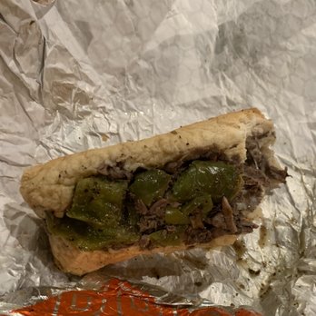 Buona - Regular Dipped Buona Beef w/sweet peppers and mozzarella - Sandwiches Near Me - Chicago, Illinois