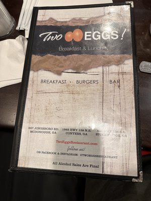 Menu photo 8 Two Eggs! - McDonough Hampton, GA