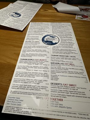 Menu photo 4 Taqueria Tsunami Atlanta, GA