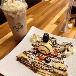 Crepella Crepes Café - The Love Crepe, ChocoTella Frappé