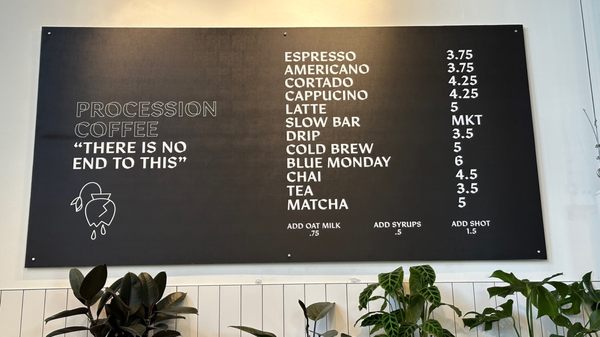 Menu photo 5 Procession Coffee Denver, CO