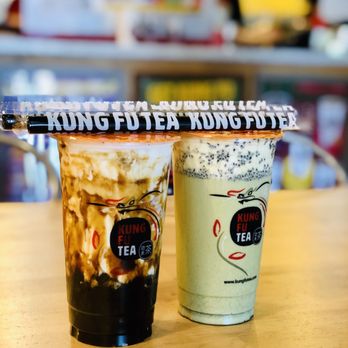Kung Fu Tea - WOW and Green tea with sesame - Coffee & Tea Near Me - Houston, Texas Kung Fu Tea - WOW and Green tea with sesame - Coffee & Tea Near Me - Houston, Texas