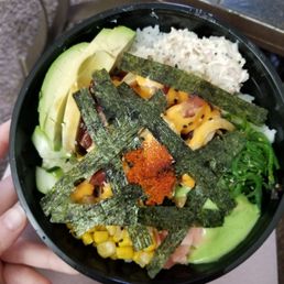 Tuna poke bowl. Delicious