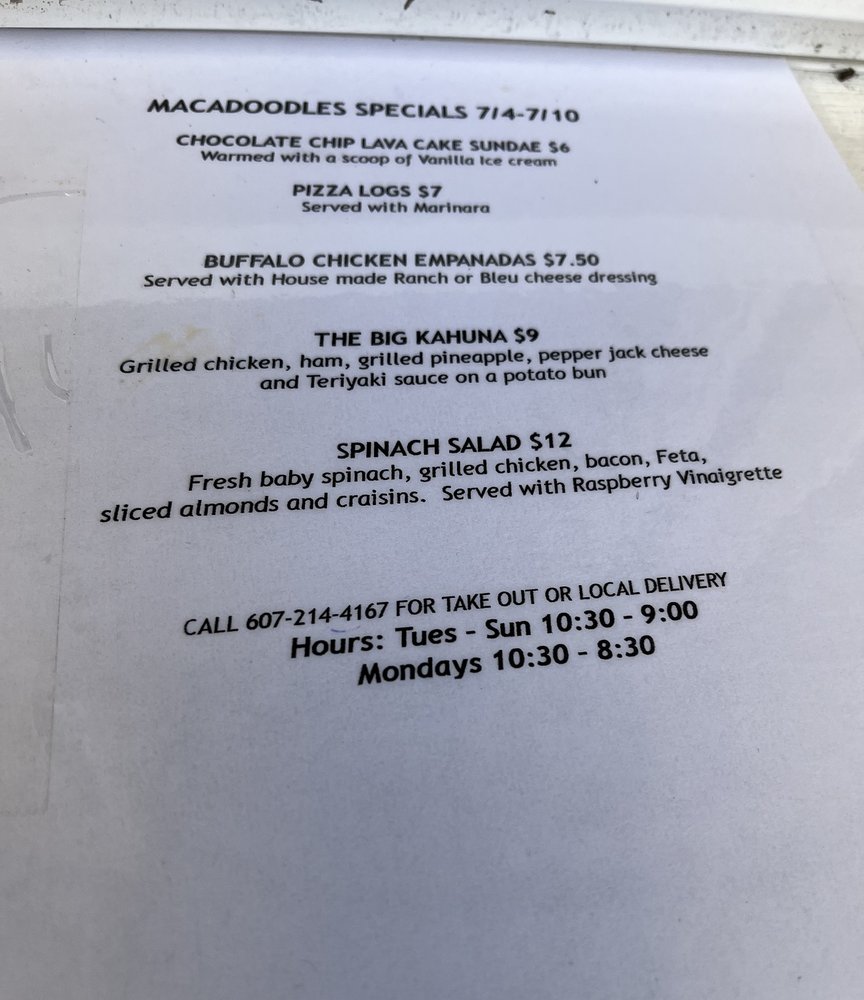 Mac-A-Doodles Ice Cream Logo