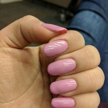 Luxe Nail Salon - My nails approximately 6 hrs after. Started noticing air bubbles - Nail Salons Near Me - Hayward, California