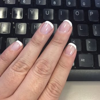 Friendly Nails and Spa - First time doing white tip gel. Lovelovelove! This is after one week - Nail Salons Near Me - La Mirada, California Friendly Nails and Spa - First time doing white tip gel. Lovelovelove! This is after one week - Nail Salons Near Me - La Mirada, California