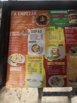 Menu photo 1 Los Chachalacos Playa del Carmen, ROO