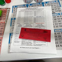 Our Lady Queen of Peace Catholic Church - My winning packet!