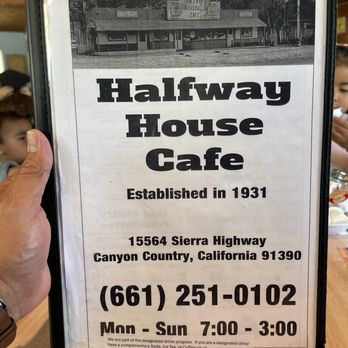 Halfway House Cafe - Menu 6/12/25 - American Near Me - Santa Clarita, California Halfway House Cafe - Menu 6/12/25 - American Near Me - Santa Clarita, California