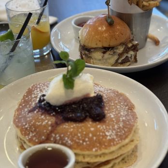 Cafeteria - Lemon pancakes - New American Near Me - New York, New York Cafeteria - Lemon pancakes - New American Near Me - New York, New York