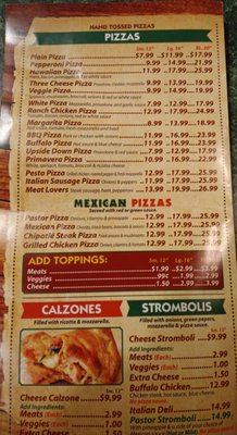 Menu photo 1 Mexipizza Havertown, PA