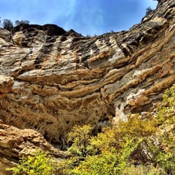 Hemmed-In Hollow - The falls Coke down from there.