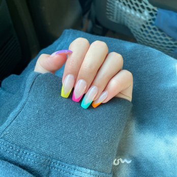 Stella Making Beauty - Coffin Acrylic, Neon Gel nails - Nail Salons Near Me - Burbank, California