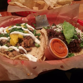 Torchy's Tacos - Brushfire (left, and emphasis on the FIRE) and Democrat (right) - Tex-Mex Near Me - Houston, Texas Torchy's Tacos - Brushfire (left, and emphasis on the FIRE) and Democrat (right) - Tex-Mex Near Me - Houston, Texas