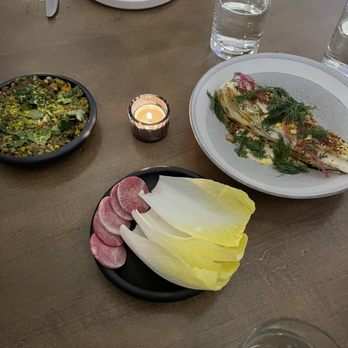 The Aperture - Left: beef tartare, right: Napa wedge. Needed explanation for dish on left - Greek Near Me - Cincinnati, Ohio The Aperture - Left: beef tartare, right: Napa wedge. Needed explanation for dish on left - Greek Near Me - Cincinnati, Ohio