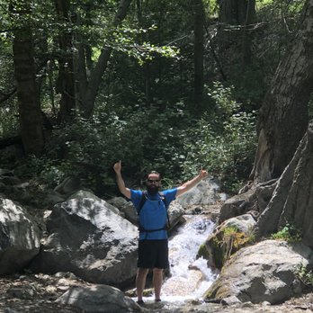 Ontario Peak - The water felt so good to cool my feet of from the miles of hiking - Hiking Near Me - Mount Baldy, California