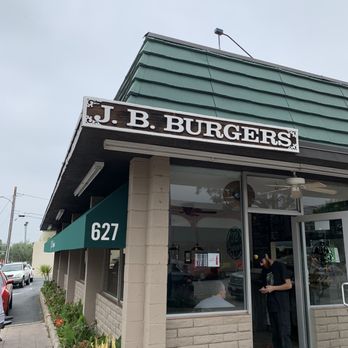 J B Burgers - Corner signage - Burgers Near Me - Monrovia, California J B Burgers - Corner signage - Burgers Near Me - Monrovia, California