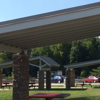 PA Welcome Center - Nice covered picnic tables for travelers - Public Services & Government Near Me - Marcus Hook, Pennsylvania
