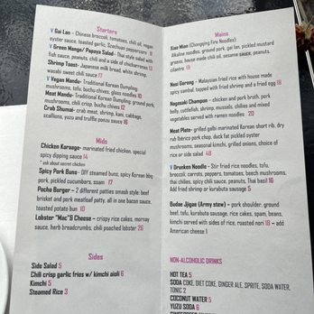 M Pocha - Menu - Korean Near Me - Durham, North Carolina
