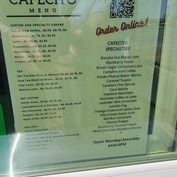 Cafecito Coffee Shop - Coffee & Tea Near Me - Las Vegas, New Mexico