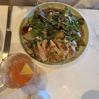 Lucente Cucina - Salad with chicken add on - Mediterranean Near Me - Redding, California Lucente Cucina - Salad with chicken add on - Mediterranean Near Me - Redding, California