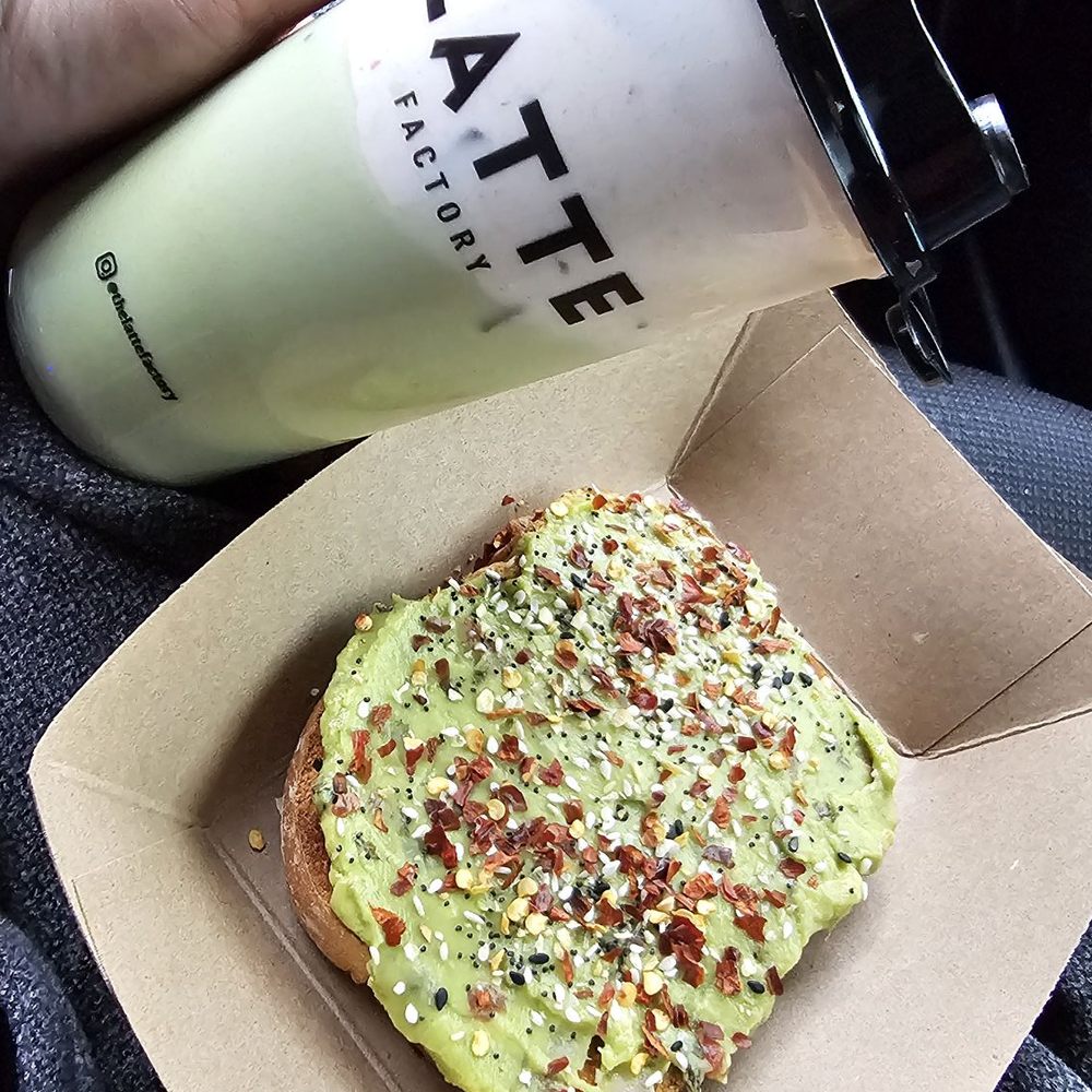 Latte Factory - Strawberry Matcha + avocado toast - Coffee & Tea Near Me - Hurst, Texas Latte Factory - Strawberry Matcha + avocado toast - Coffee & Tea Near Me - Hurst, Texas