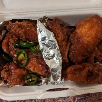 SoCal Wings - House special on the left, mango madness on the right - Chicken Wings Near Me - Westminster, California SoCal Wings - House special on the left, mango madness on the right - Chicken Wings Near Me - Westminster, California