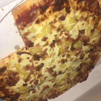 Giordano's - A pineapple,ham,bacon, pepperoni thin crust so yumm - Pizza Near Me - Chicago, Illinois Giordano's - A pineapple,ham,bacon, pepperoni thin crust so yumm - Pizza Near Me - Chicago, Illinois