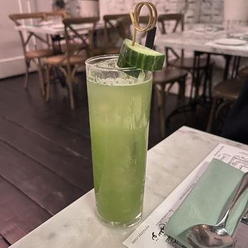 Eyval - cucumber mint mocktail - Persian/Iranian Near Me - Brooklyn, New York