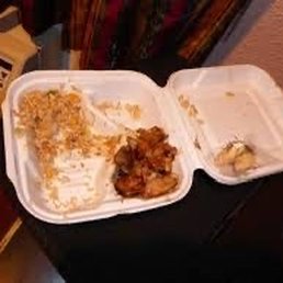Food half gone