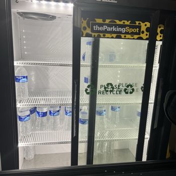 The Parking Spot - Fridge with cold water as you're checking out! @veefoodlife - Parking Near Me - Chicago, Illinois The Parking Spot - Fridge with cold water as you're checking out! @veefoodlife - Parking Near Me - Chicago, Illinois