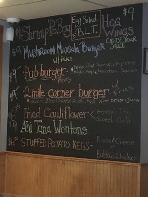 Menu photo 8 The Pub at Two Mile Corner Middletown, RI Menu photo 8 The Pub at Two Mile Corner Middletown, RI