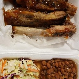 RIBS and Loaded Baked potato