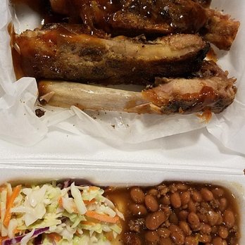 Briggs' BBQ Cooking & Catering - RIBS and Loaded Baked potato - Barbeque Near Me - Pine Bluff, Arkansas