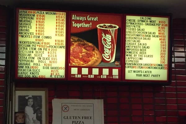 Menu photo 2 Nicky's Pizzeria Restaurant Larchmont, NY Menu photo 2 Nicky's Pizzeria Restaurant Larchmont, NY