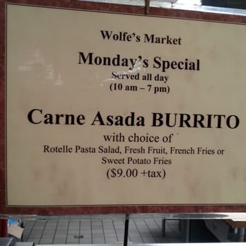 Wolfe's Market - Monday special - Specialty Food Near Me - Claremont, California Wolfe's Market - Monday special - Specialty Food Near Me - Claremont, California